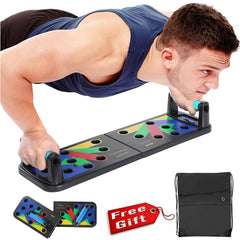 Foldable Multi-Function Push-Up Board for Home Workouts