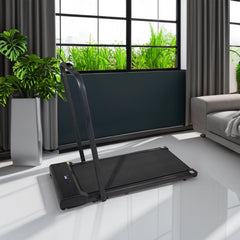 2-in-1 Folding Walking Pad Treadmill for Home Office