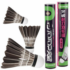 12-Piece Badminton Shuttlecock Set for Training and Play