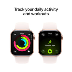 Apple Watch Series 11 [GPS 42mm] Smartwatch with Jet Black Aluminum Case with Black Sport Band - S/M. Sleep Score, Fitness Tracker, Health Monitoring, Always-On Display, Water Resistant