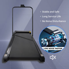 2-in-1 Folding Walking Pad Treadmill for Home Office