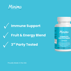 Complete Multivitamin with Immunity Support for Daily Wellness