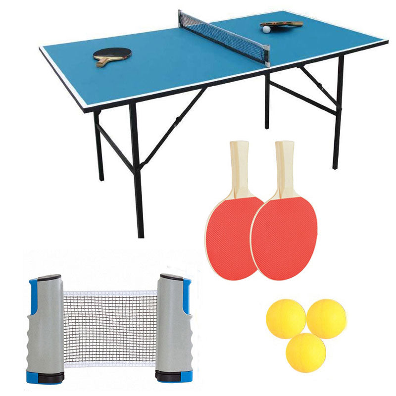 Portable Table Tennis Set with 1.7M Retractable Net for Training