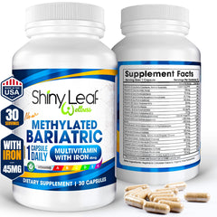 Methylated Bariatric Multivitamins with 45mg Iron Daily Capsule