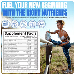 Methylated Bariatric Multivitamins with 45mg Iron Daily Capsule