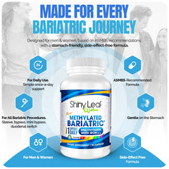 Methylated Bariatric Multivitamins with 45mg Iron Daily Capsule