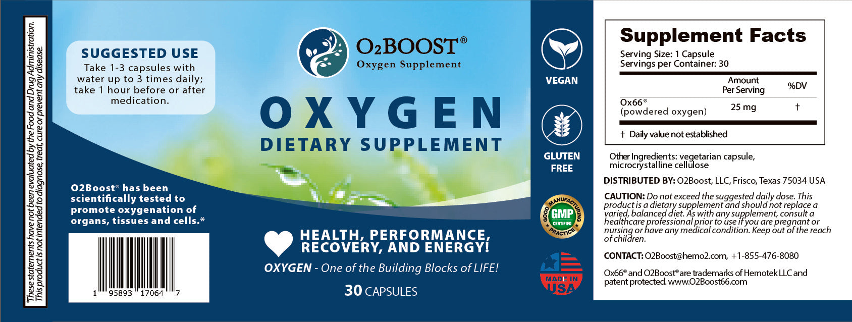 Oxygen Supplement for Fitness and Active Lifestyles