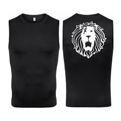 Men's Anime-Inspired Compression Tank Top for Fitness Workouts