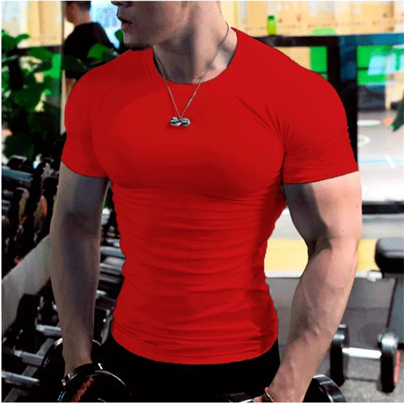 Men's Compression Gym Quick-Dry Fitness Training Shirt