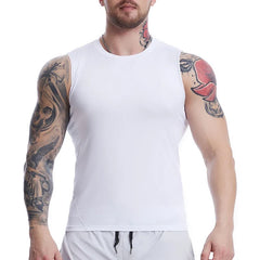 Men's Anime-Inspired Compression Tank Top for Fitness Workouts