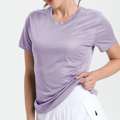 Women's Quick-Dry Compression T-Shirt for Gym Running Workouts
