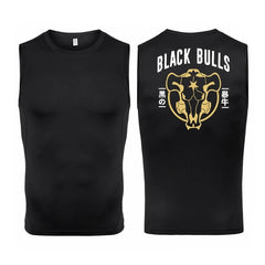Men's Anime-Inspired Compression Tank Top for Fitness Workouts