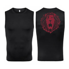 Men's Anime-Inspired Compression Tank Top for Fitness Workouts