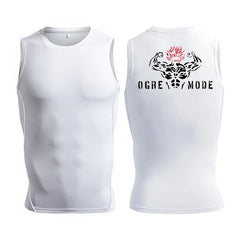 Men's Anime-Inspired Compression Tank Top for Fitness Workouts