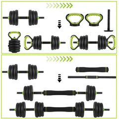 Adjustable Dumbbell Free Weight Set for Home Gym