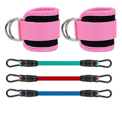Ankle Strap Resistance Bands Set for Gym Fitness Workouts