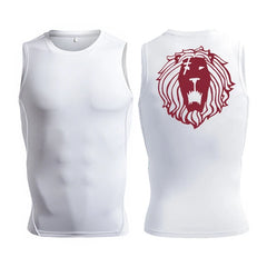 Men's Anime-Inspired Compression Tank Top for Fitness Workouts