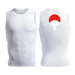 Men's Anime-Inspired Compression Tank Top for Fitness Workouts