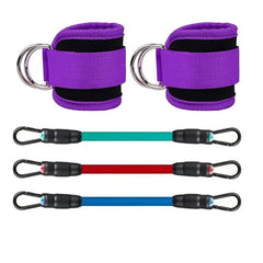 Ankle Strap Resistance Bands Set for Gym Fitness Workouts