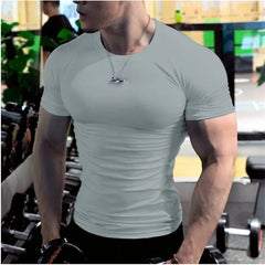 Men's Compression Gym Quick-Dry Fitness Training Shirt