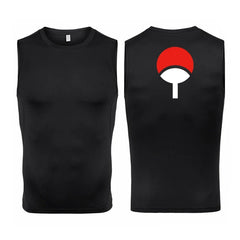 Men's Anime-Inspired Compression Tank Top for Fitness Workouts