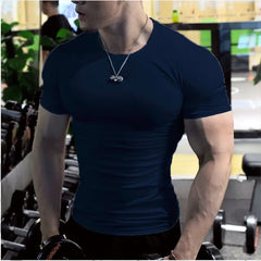 Men's Compression Gym Quick-Dry Fitness Training Shirt