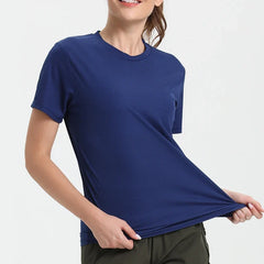 Women's Quick-Dry Compression T-Shirt for Gym Running Workouts