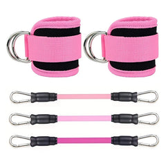 Ankle Strap Resistance Bands Set for Gym Fitness Workouts