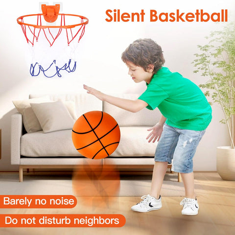 Silent Foam Basketball for Indoor Low-Noise Training and Play