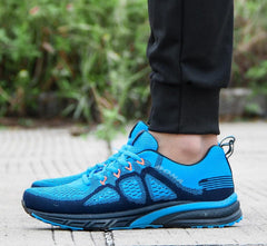 Men's Lightweight Mesh Running Sneakers for Outdoor Sports