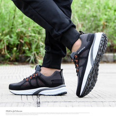 Men's Lightweight Mesh Running Sneakers for Outdoor Sports