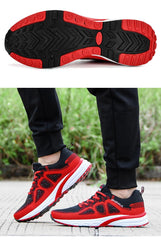 Men's Lightweight Mesh Running Sneakers for Outdoor Sports