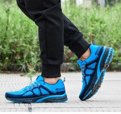 Men's Lightweight Mesh Running Sneakers for Outdoor Sports